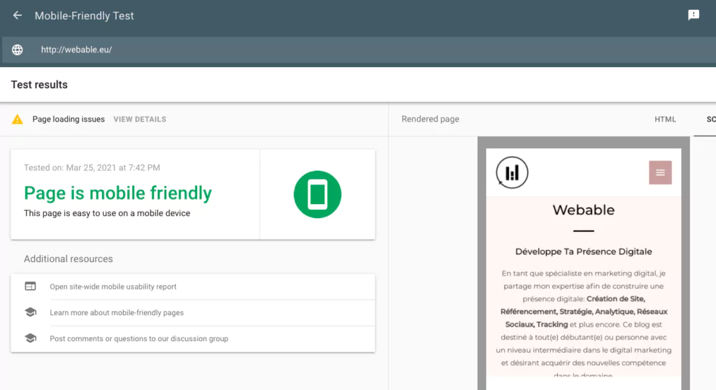 Core web vital - Mobile-friendly website - Onpage seo